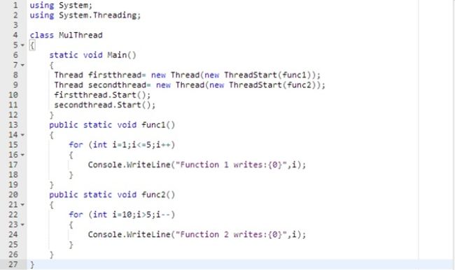 Multithreading In C#